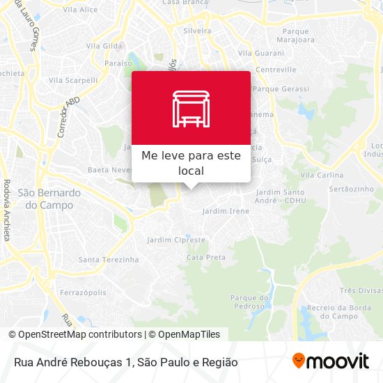 Rua André Rebouças 1 mapa
