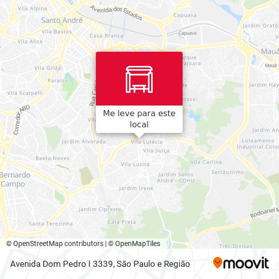 Avenida Dom Pedro I 3339 mapa