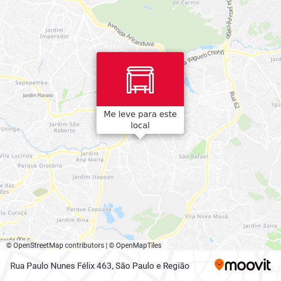 Rua Paulo Nunes Félix 463 mapa
