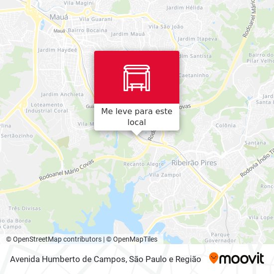 Avenida Humberto de Campos mapa