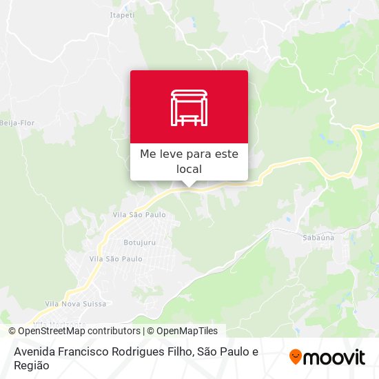 Avenida Francisco Rodrigues Filho mapa