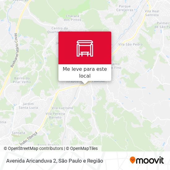 Avenida Aricanduva 2 mapa