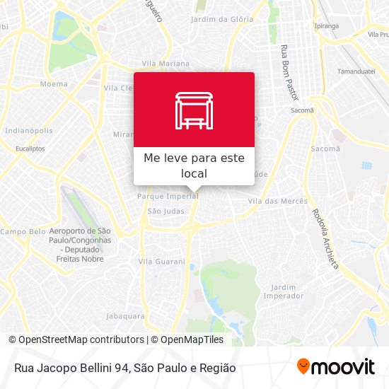 Rua Jacopo Bellini 94 mapa