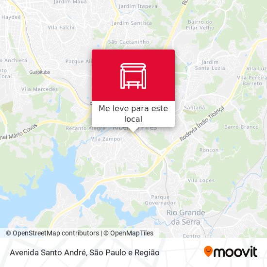 Avenida Santo André mapa