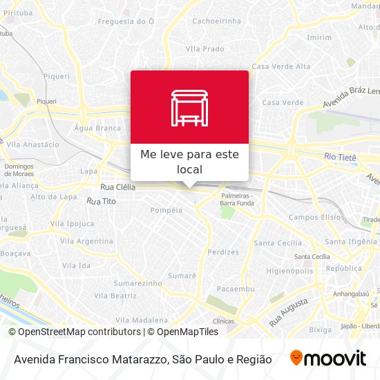Avenida Francisco Matarazzo mapa