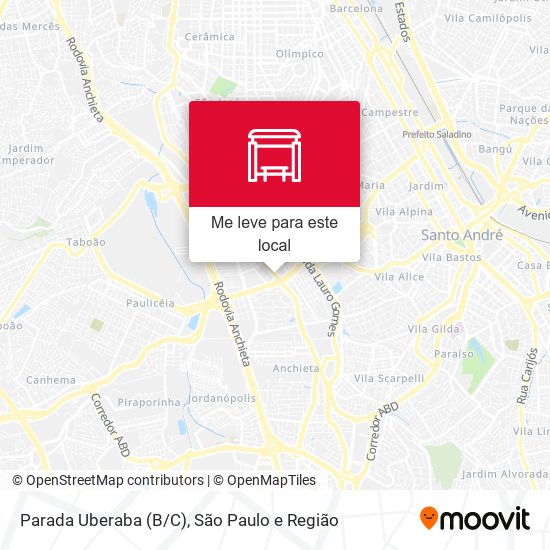 Parada Uberaba (B/C) mapa