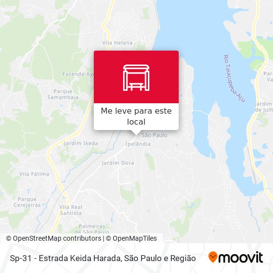 Sp-31 - Estrada Keida Harada mapa