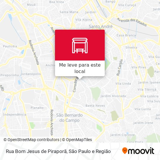 Rua Bom Jesus de Piraporã mapa