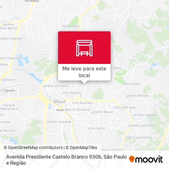 Avenida Presidente Castelo Branco 930b mapa