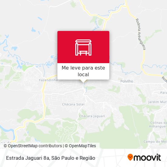 Estrada Jaguari 8a mapa