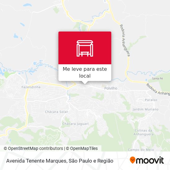 Avenida Tenente Marques mapa
