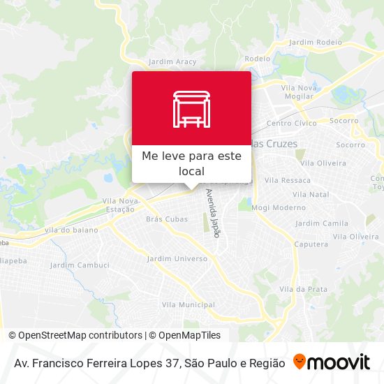 Av. Francisco Ferreira Lopes 37 mapa