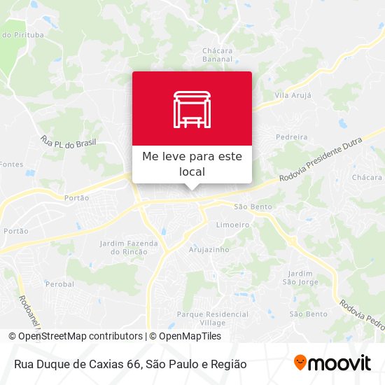 Rua Duque de Caxias 66 mapa