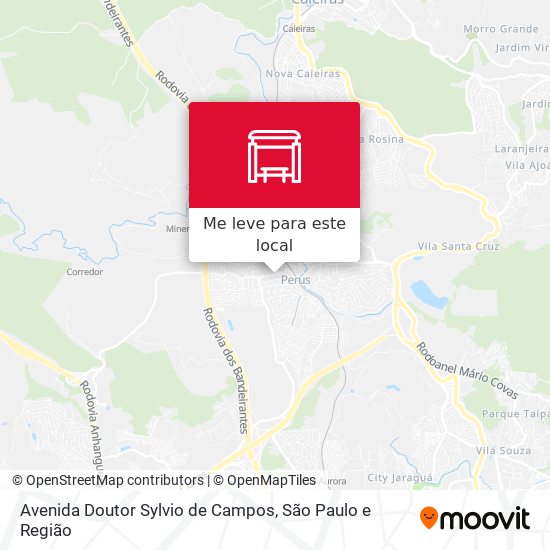 Avenida Doutor Sylvio de Campos mapa