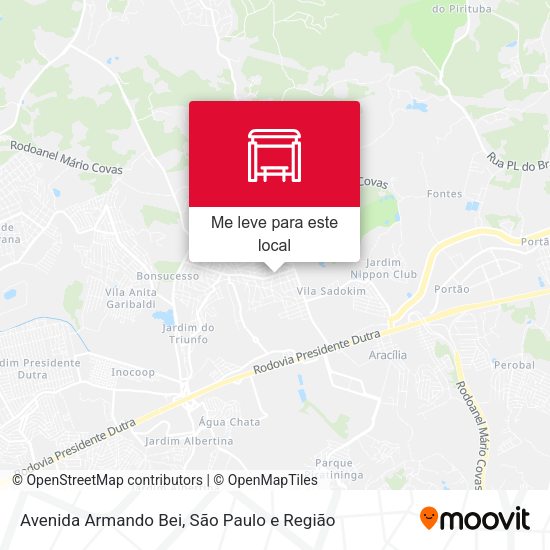 Avenida Armando Bei mapa