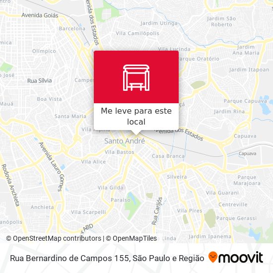 Rua Bernardino de Campos 155 mapa