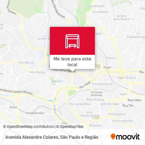 Avenida Alexandre Colares mapa