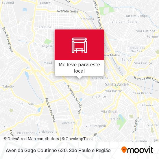 Avenida Gago Coutinho 630 mapa