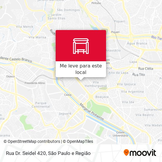 Rua Dr. Seidel 420 mapa