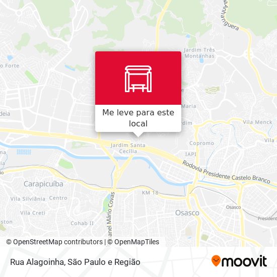 Rua Alagoinha mapa