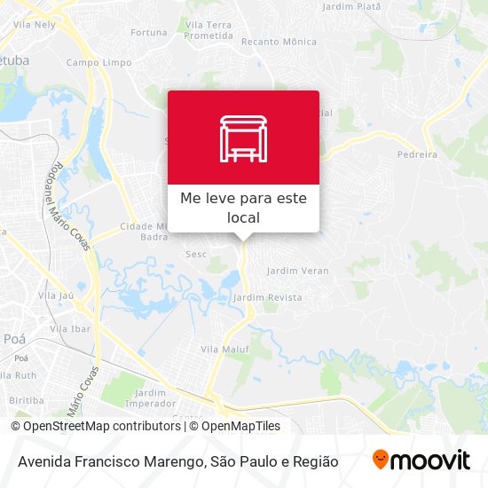 Avenida Francisco Marengo mapa