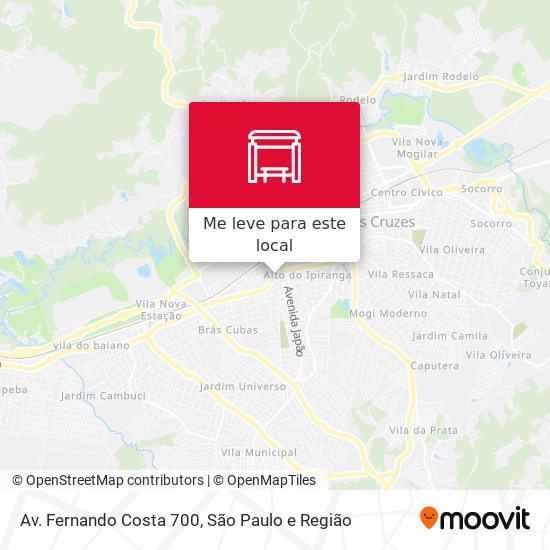 Av. Fernando Costa 700 mapa