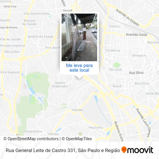 Rua General Leite de Castro 331 mapa