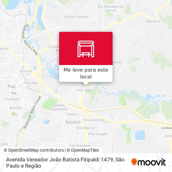 Avenida Vereador João Batista Fitipaldi 1479 mapa