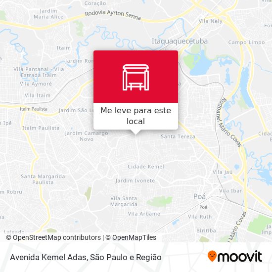 Avenida Kemel Adas mapa