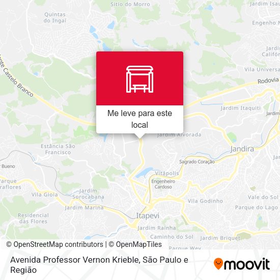 Avenida Professor Vernon Krieble mapa