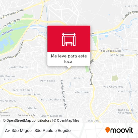 Av. São Miguel mapa