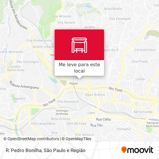 R. Pedro Bonilha mapa