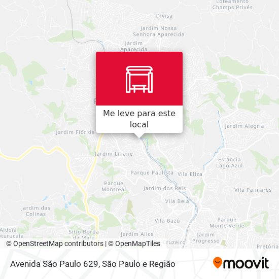 Avenida São Paulo 629 mapa
