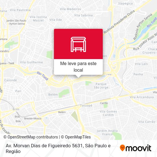 Av. Morvan Dias de Figueiredo 5631 mapa