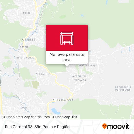 Rua Cardeal 33 mapa