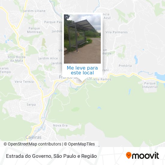 Estrada do Governo mapa