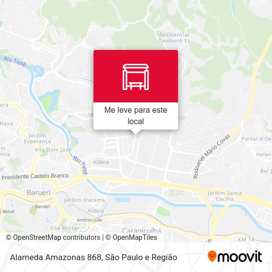 Alameda Amazonas 868 mapa