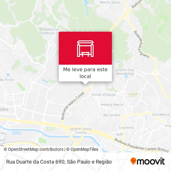 Rua Duarte da Costa 690 mapa