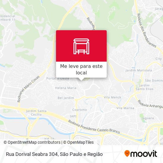 Rua Dorival Seabra 304 mapa