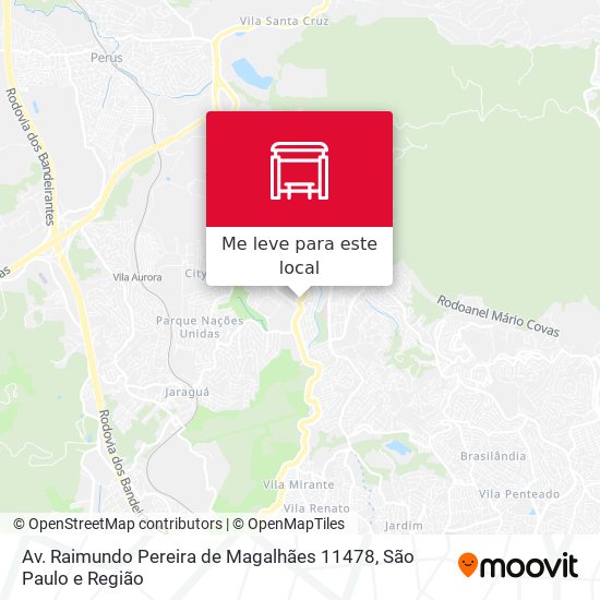 Av. Raimundo Pereira de Magalhães 11478 mapa