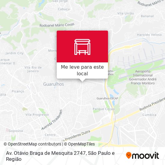 Av. Otávio Braga de Mesquita 2747 mapa