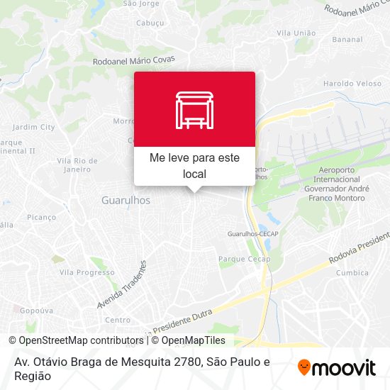 Av. Otávio Braga de Mesquita 2780 mapa