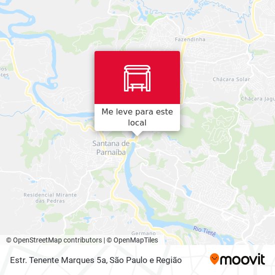 Estr. Tenente Marques 5a mapa