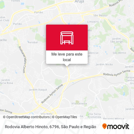 Rodovia Alberto Hinoto, 6796 mapa