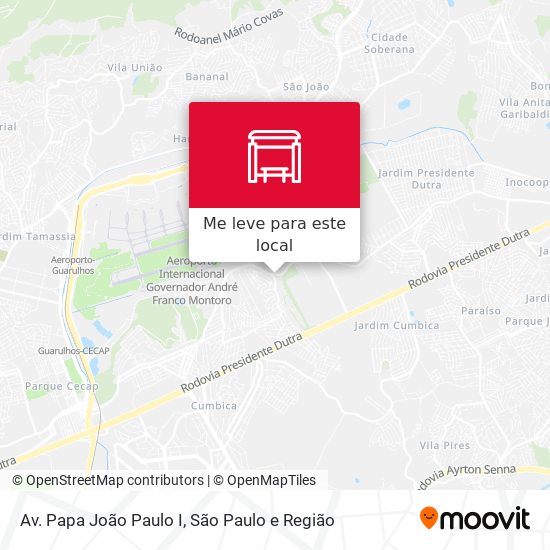 Av. Papa João Paulo I mapa