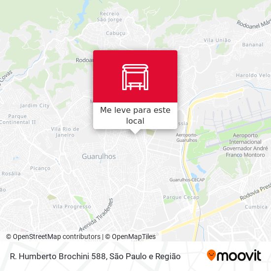 R. Humberto Brochini 588 mapa