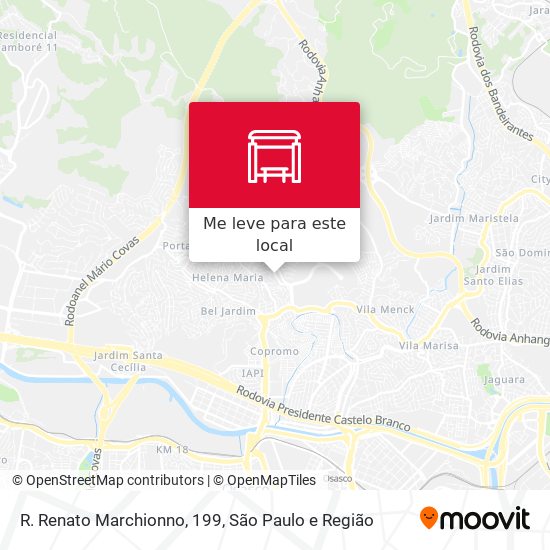 R. Renato Marchionno, 199 mapa