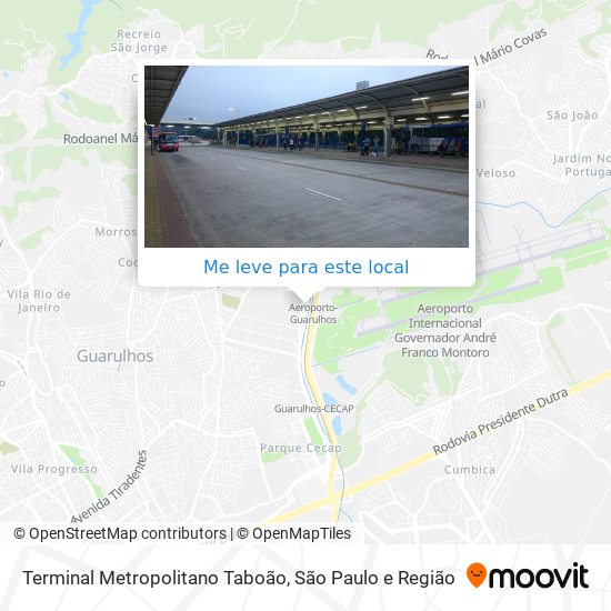 Terminal Metropolitano Taboão mapa