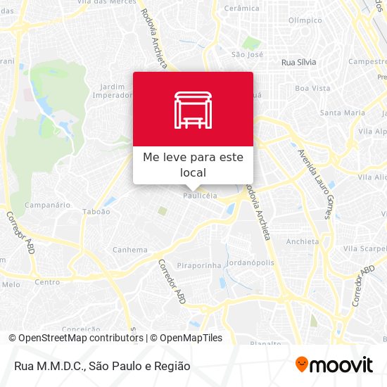 Rua M.M.D.C. mapa