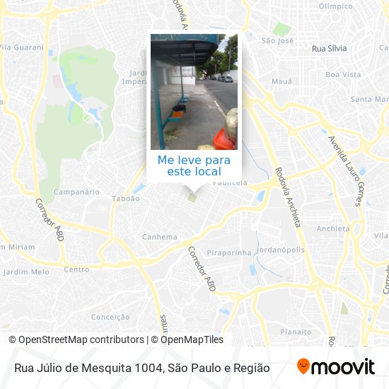 Rua Júlio de Mesquita 1004 mapa